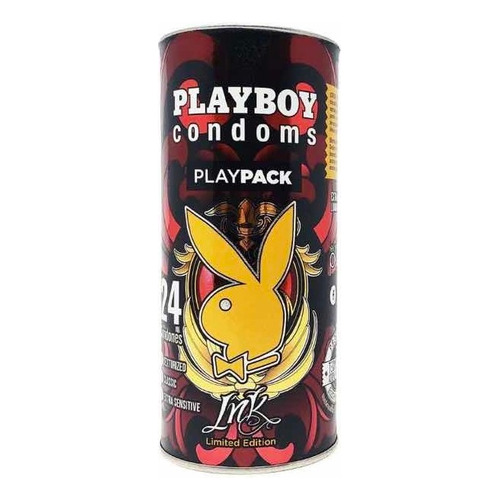 Preservativos Playboy Condoms Playpack 24 Pzs