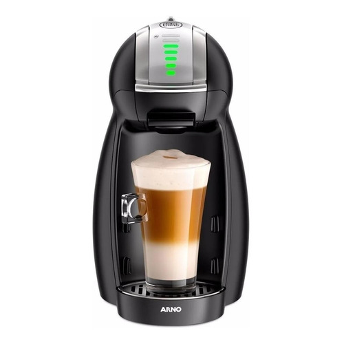 Cafetera Nescafé Dolce Gusto Arno Genio automática negra y plateada para cápsulas monodosis 220V