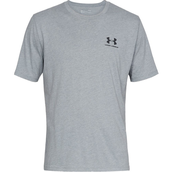 Remera Under Armour Sportstyle Training De Hombre Gris