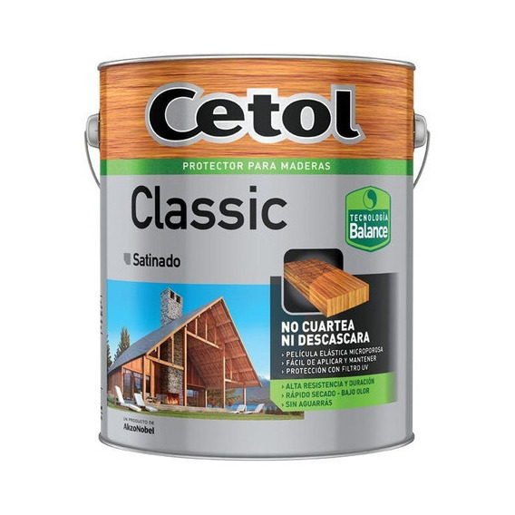 Cetol Classic Satinado Balance S/aguarras! S/olor 4l Pintumm