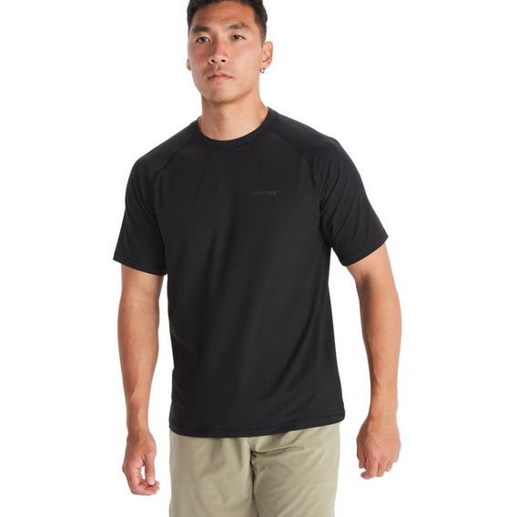 Polera Hombre Marmot Windridge Ss Negro