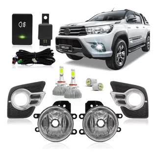 Kit Farol Neblina Hilux 2017 Srv Srx Super Led 6k E 2 Pingo