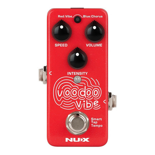 Nux Voodoo Vibe Nch-3 Pedal Color Rojo