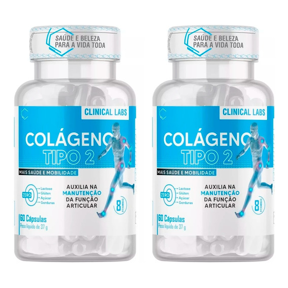 Kit X2 Colageno Tipo 2 + Vitaminas Rodilla Y Articulaciones 