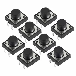X10 Push Button Boton Pulsador Tact Switch Touch 12x7.5 Mm