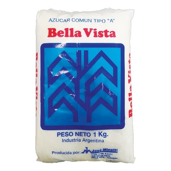 Azucar Bella Vista Comun Tipo A X 1 Kilo