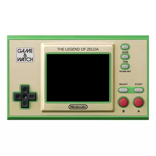 Nintendo Game & Watch The Legend Of Zelda Color  Dorado Y Verde