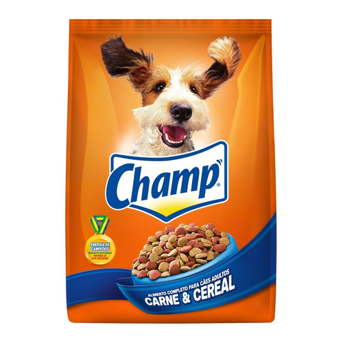 Alimento Champ para perro adulto sabor carne y cereales en bolsa de 20kg