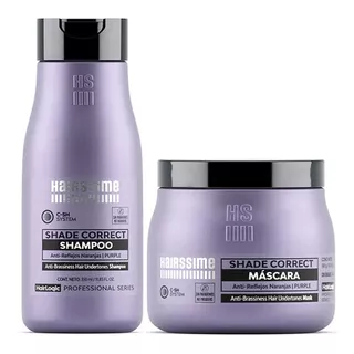 Kit Hairssime Shampoo Y Máscara Shade Correct Purple