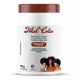 Mel Cola Tri Hair Para  Definição De Cachos Organicos