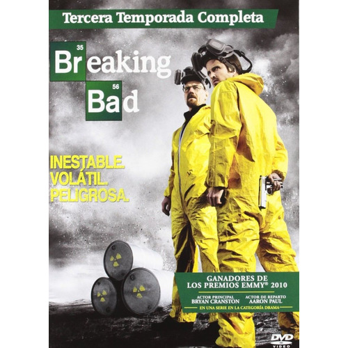 Breaking Bad Tercera Temporada 3 Tres Dvd