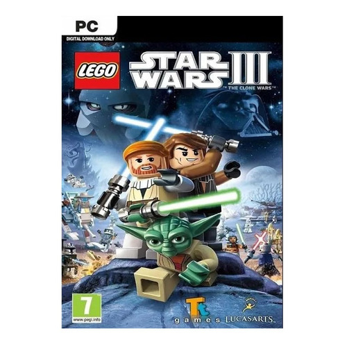 LEGO Star Wars III: The Clone Wars  Star Wars Standard Edition LucasArts PC Digital