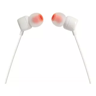 Auriculares In-ear Jbl Tune 110 Jblt110, Color Blanco. 