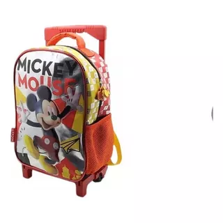 Mochila Con Carrito Mickey Mouse Disney  Mundo Magico 