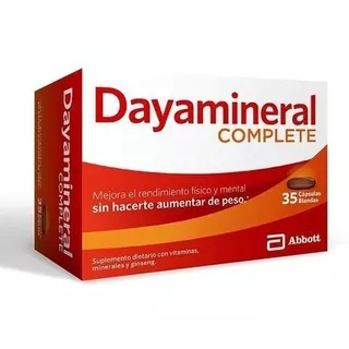 Multivitamínico Dayamineral X 35 Cap. Abbott® Sabor Neutro