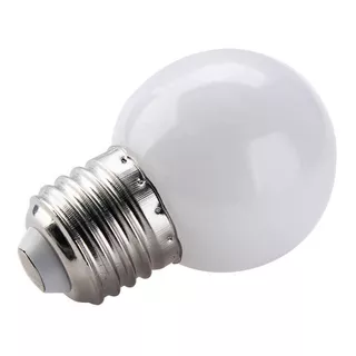 Kit 10 Lampada Led Bolinha 1w E27 Branco Frio  Cor Da Luz Branco Frio 6500k