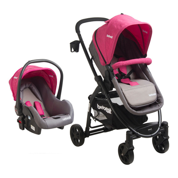 Coche Travel System Fenix Rosa