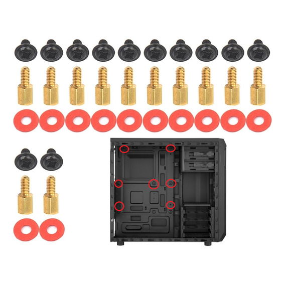 Tornillos Riser Standoff Para Placa Base, Kit Board Atx