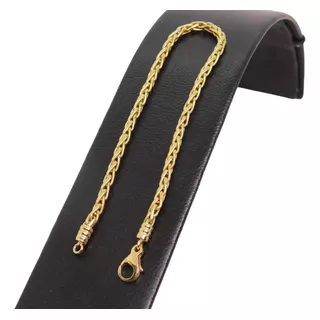 Pulsera Hombre Espiga 21cm Oro 18k Joyeria Esponda