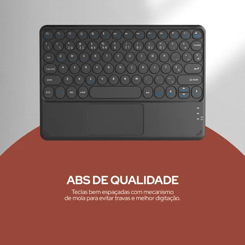 Teclado bluetooth trackpad hotsell