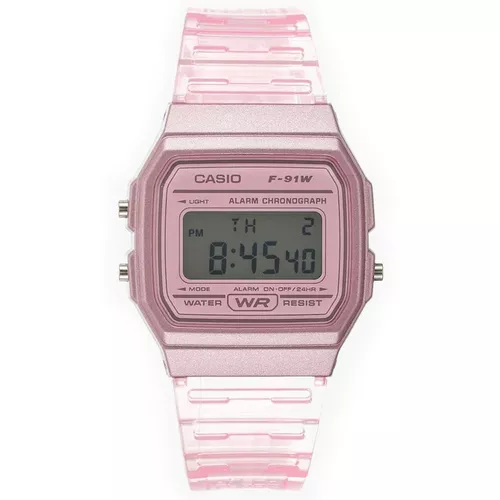 Reloj Casio F91WS-7 Plateado