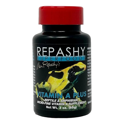 Repashy Vitamina A Plus Suplemento Reptiles Y Anfibios 85g