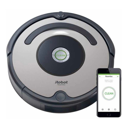 Aspiradora Robot Irobot Roomba 677 Wi-fi Color Gris