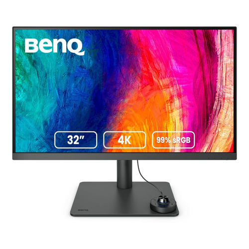 Monitor Uhd Para Diseño Benq 31.5 4k Pd3205u Srgb 99% Rec. Color Negro