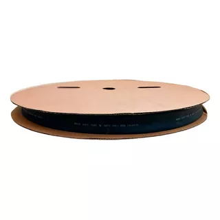 Funda Termocontractil Negro 5/8 16mm Rollo 100 Mts