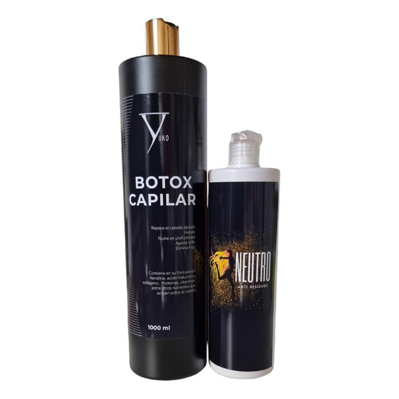 Botox Capilar X 1 Litro + Neutro De Regalo 