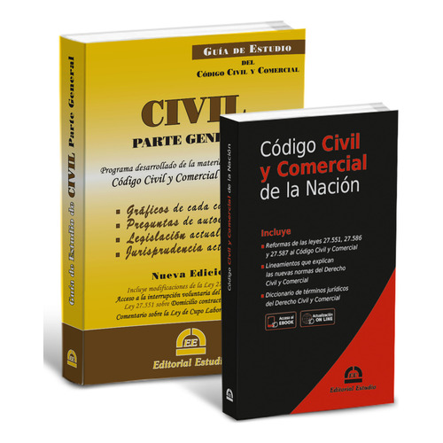Promo 1 Guia De Civil + Código Civil Y Comercial (bolsillo)