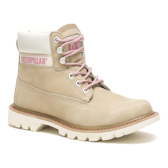 Botin Casual Mujer Colorado 2.0 Beige/crudo Cat