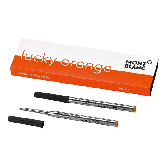 Tinta Set Repuesto Boligrafo Montblanc - M - Lucky Orange