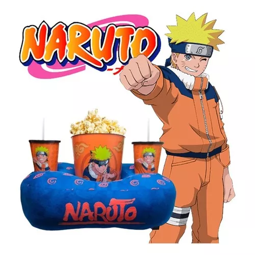 Almofada Formato Fibra Naruto Uzumaki