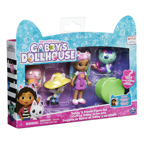 Gabby's Dollhouse, Conjunto De Figuras De Gabby Para Niñas