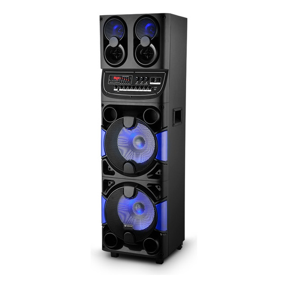 Bafle Potenciado Boom 10 Doble Woofer 10