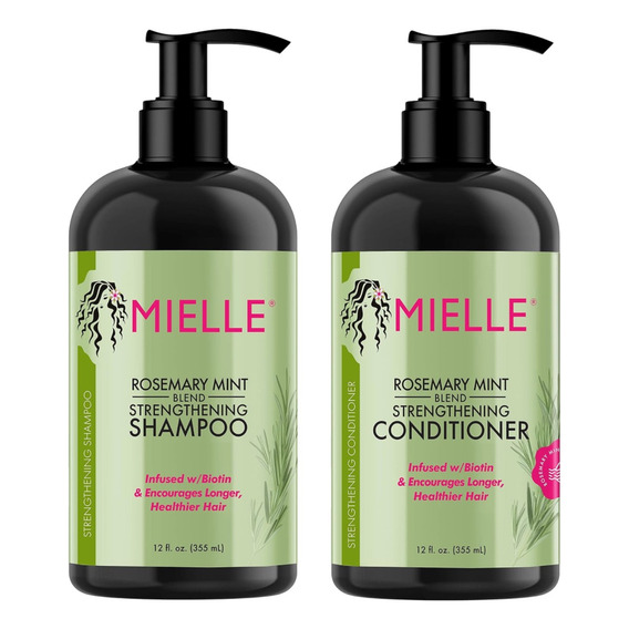 Mielle Organics Shampoo + Acondicionador Rosemary Mint