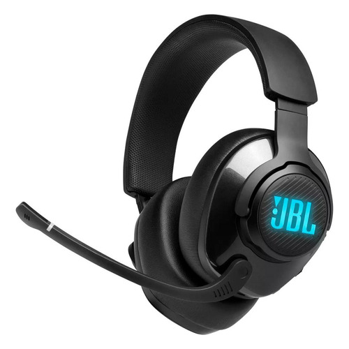 Auriculares Gamer JBL Quantum 400 JBLQUANTUM400 USB y 3.5mm Negro con luz LED