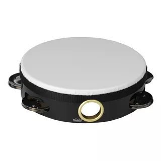 Remo Economy Tambourin 8'' Pandero De Sonajas Simples Color Blanco