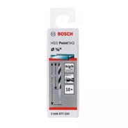 10 Brocas Hss Pointteq Para Metal 1/8´´ Bosch 2608577320