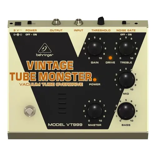 低価格で大人気の Vt999 Behringer Pedal Vintage Overdrive Monster Tube ギター
