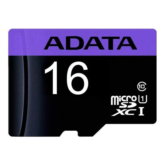 Tarjeta de memoria Adata AUSDH16GUICL10-RA1  Premier con adaptador SD 16GB