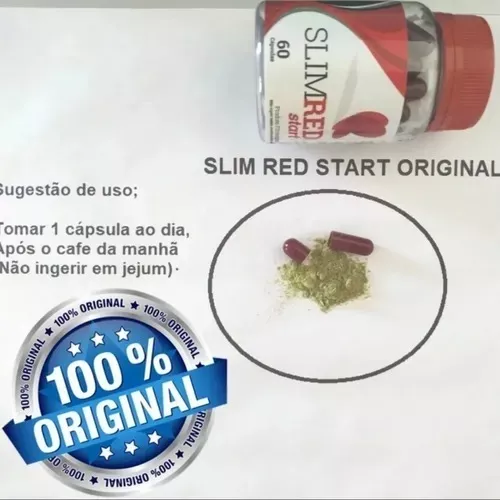 Slim Red Start 30 Capsula Pote Fracionado,100% Original. em