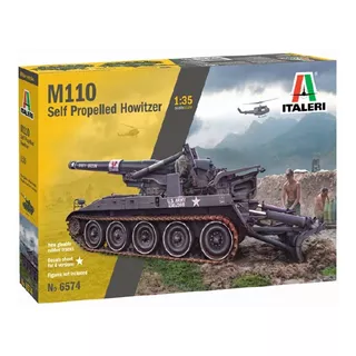 M110 Self Propelled Howitzer By Italeri # 6574  1/35