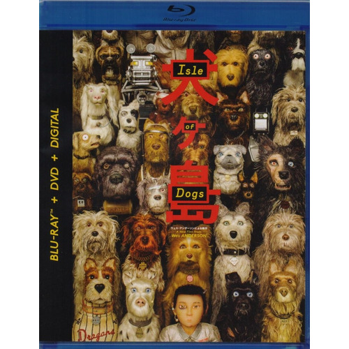 Isle Of Dogs Isla De Perros Wes Anderson Blu-ray + Dvd