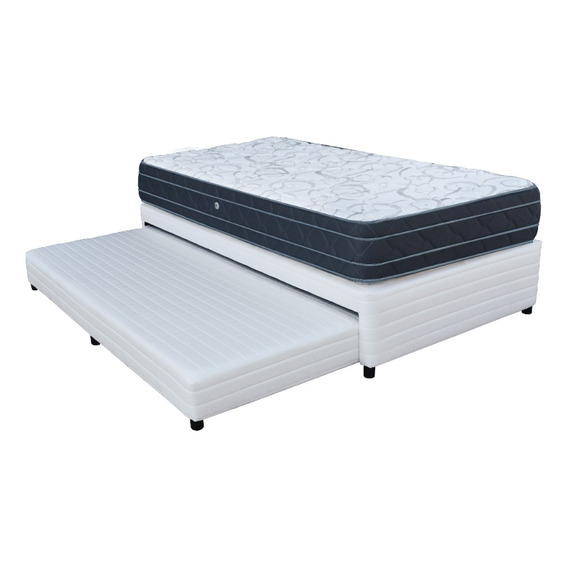 Marinera Dual Bed Jackard + Colchón Viggo Dual Euro 90x190