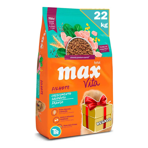 Comida Max Perro Cachorro 22kg Y E