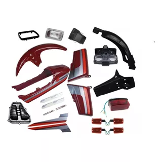 Kit Carenagem Honda Cg Today  125 Todos Os Anos Adesivada 