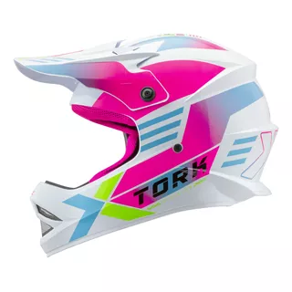 Capacete Motocross Infantil Pro Tork Fast Next Brilhante Nfe