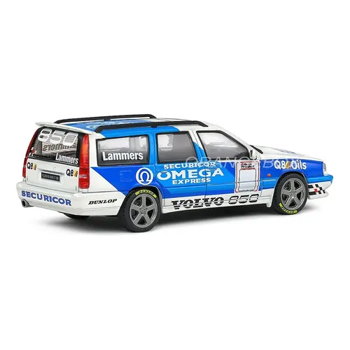 Miniatura Volvo 850 T-5R Tributo 1995 Branco 1:43 Solido